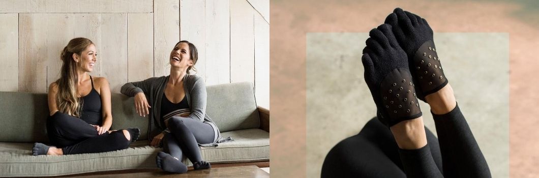 sosete cu degete pentru pilates